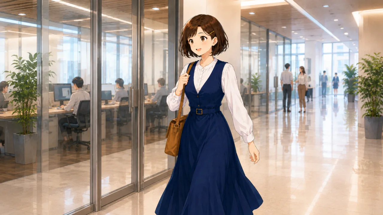 Illustration of 行く, go